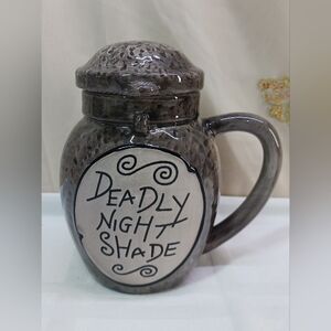 Nightmare Before Christmas "Deadly Night Shade" Mug With Lid